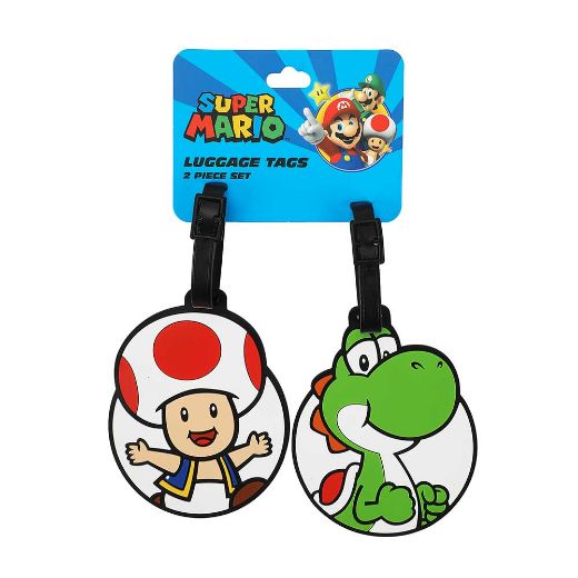 Picture of Super Mario Yoshi and Toad Luggage Tags