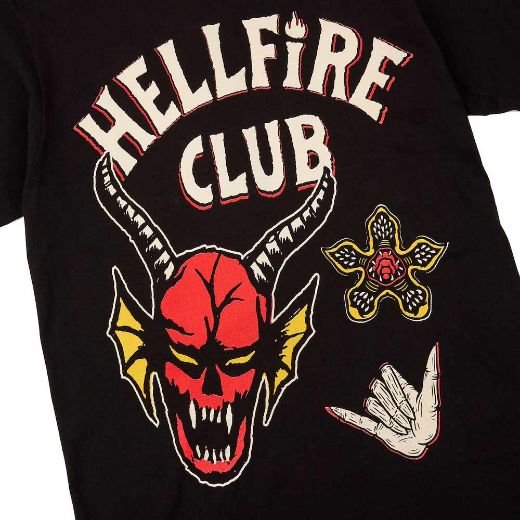 Picture of Stranger Things Hellfire Club Oversized Print Unisex Tee