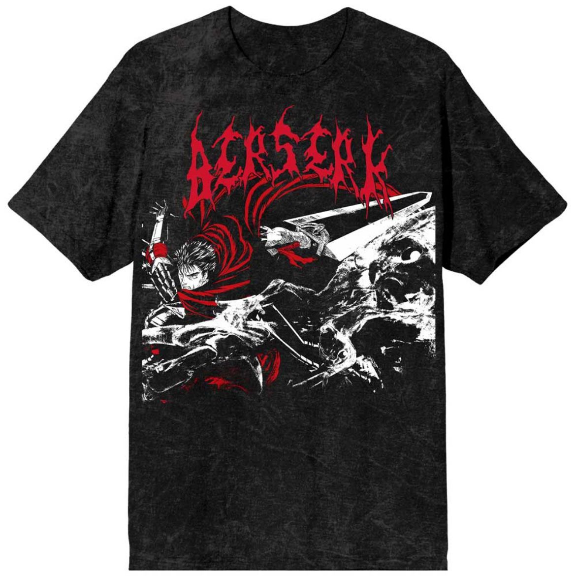 Picture of Berserk Oversized Print Mineral Washed Unisex Tee