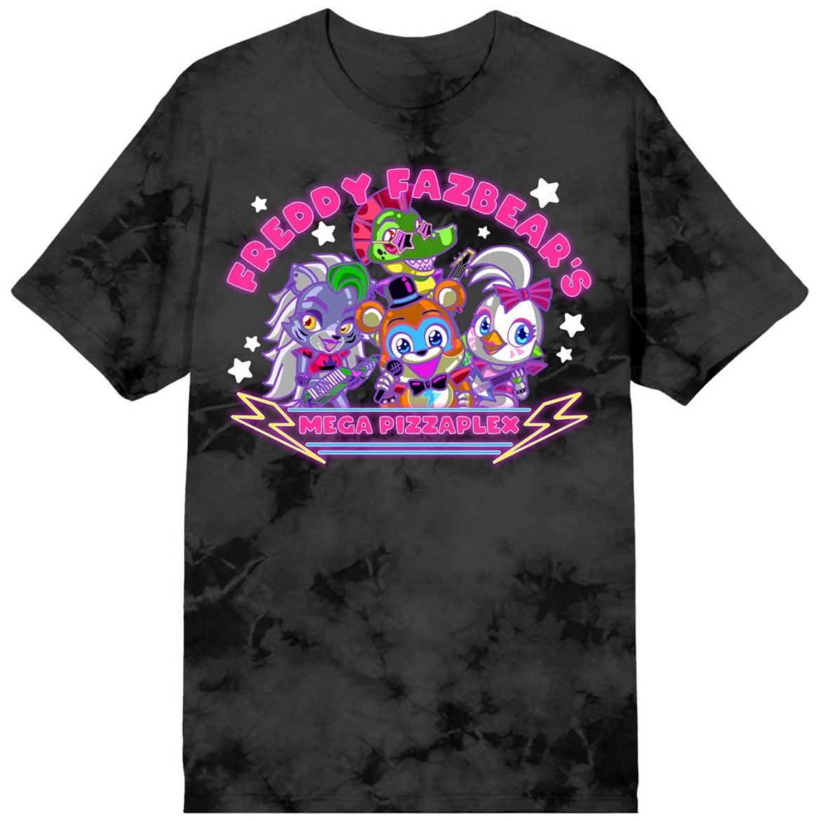Picture of Five Nights at Freddy's Chibi Group Crystal Washed Junior's Tee