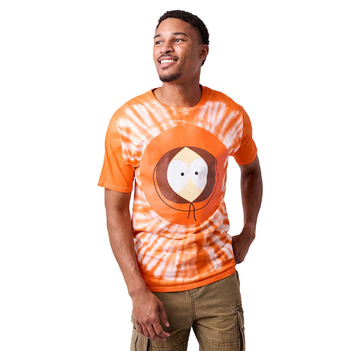 Picture of Southpark Kenny Big Face Spiral Tie Dye Unisex Tee