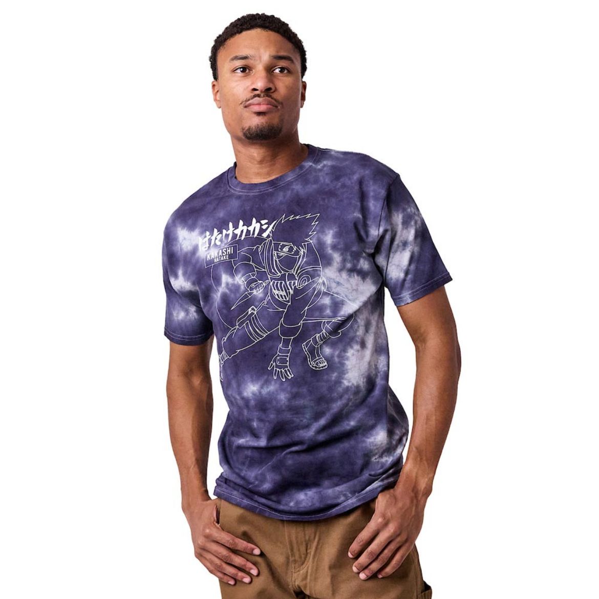 Picture of Naruto Kakshi Crystal Washed Unisex Tee