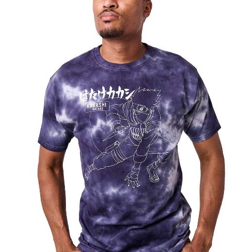Picture of Naruto Kakshi Crystal Washed Unisex Tee