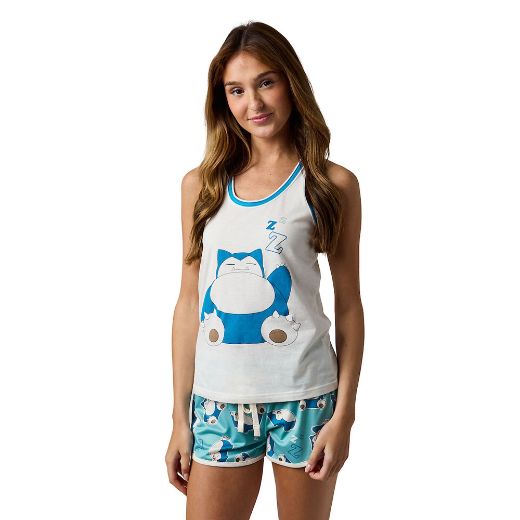 Picture of Pokemon Snorlax Tank Top and Short Sleep Set