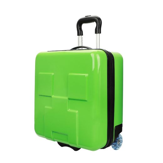 Picture of Minecraft 15 in. 3D Rolling Luggage