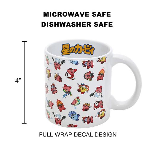 Picture of Kirby Characters AOP 16 oz Ceramic Mug
